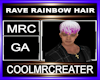 RAVE RAINBOW HAIR