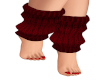 Red Snowfloke Socks