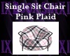 Single Sit Chair Pink/Gy