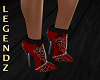 Red Antonina Boots