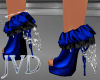 JVD Blue Jewel Heels