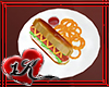 !!1K FOOD Hotdog Plate