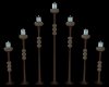 Lt Blu Tall Candelabra 