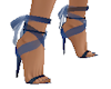 Blue Laced Heel