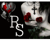 R.S  Wet Red Roses