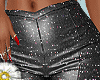 leather and sparkles