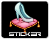 Glass Slipper Sticker