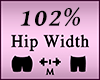 Hip Butt Scaler 102%