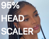 95% Mesh Head Scaler