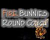 Fire Bunnies Round Couch