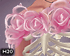 Skeleton Flowers Pink