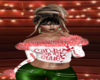 FUR CANDY CANE CUTIE TOP