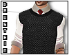 d| Black Sweater Red Tie