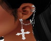 Cross Gothic Earings
