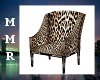 Leopard Wingback Chair
