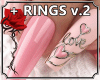* Pink Nails 2 + Rings 2
