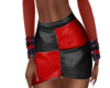 Blk Red Checkered Skirt