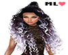 MLe Long Curly Ombre