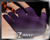 Z ~ Gloves Purple Wa