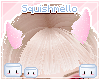 Sm~ Cow Horns Pink