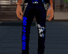 Blue BadToTheBone Pants