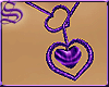 !* Purple Heart Necklace