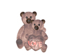 Cuddles Love Bear