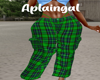Green Plaid Pants