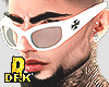 D! Fashion Glasses White