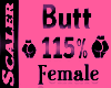 Butt / Hip Resizer 115%