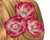 hair flower rose 2 sides