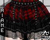 空 Lace Skirt Red 空