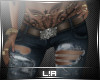 L!A ink rls jeans ripped