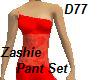 Zashie Pantset-Red