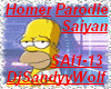 Homer Parodie Saiyan