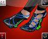 *CHA*E.NEON | blue|shoes