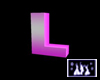 Pink letter L