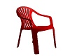 PLASTIC CHAIR RED