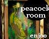 {e}the peacock room