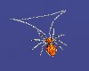 Fire Spider Necklace
