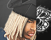 BLACK SKI + BLOND LOCS