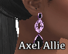 AA Purple Linen Ear/Brac