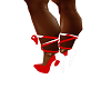 Red n White Hot Heels