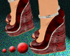 (vs) Red shoes