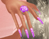 Purple Ring & Nails