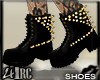 Gold Studded Boots