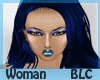 (BL)Plastic Blue hair