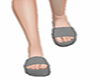 slippers grey