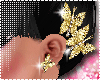 butterfly gold earring