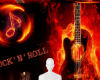 Rock roll fire bg